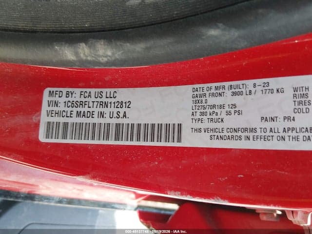 2024 RAM 1500 REBEL 4X4 5'7 BOX 9