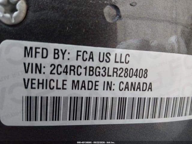 2020 CHRYSLER PACIFICA TOURING L 9