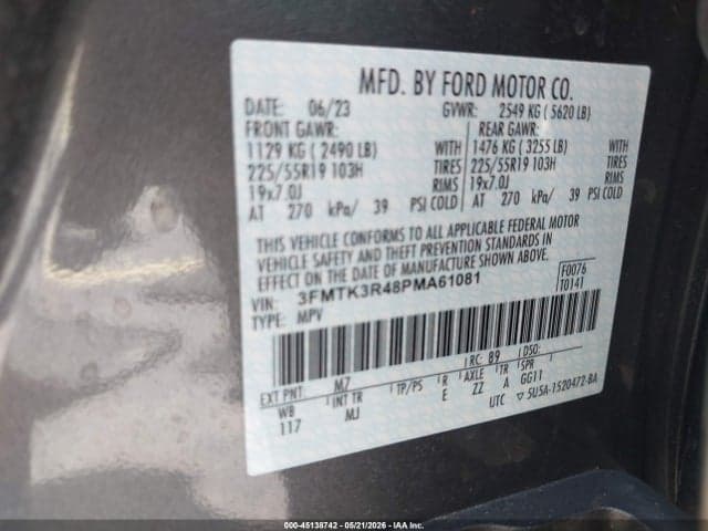 2023 FORD MUSTANG MACH-E PREMIUM 9