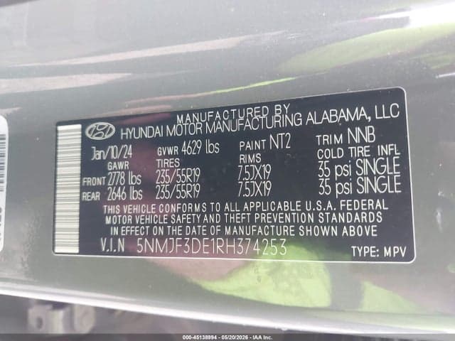 2024 HYUNDAI TUCSON SEL 9