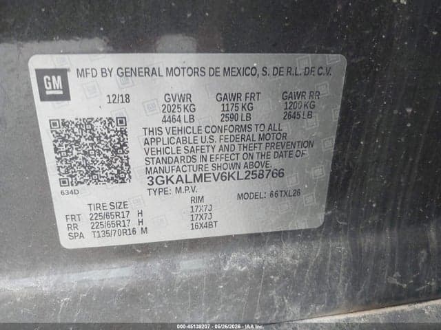 2019 GMC TERRAIN SLE 9