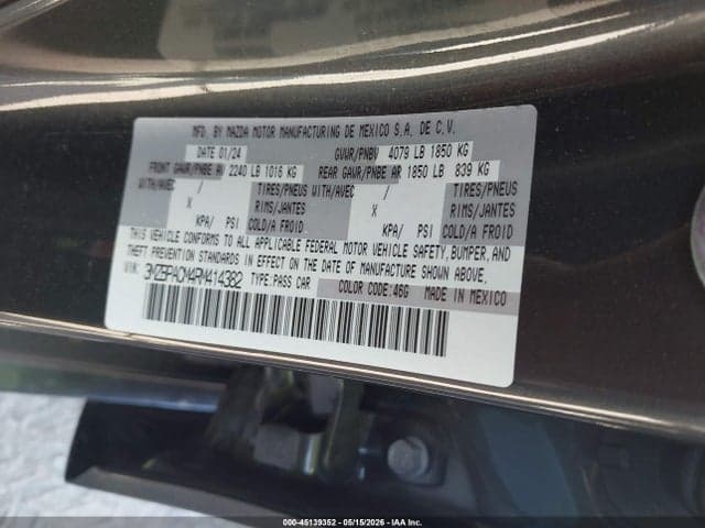 2024 MAZDA MAZDA3 2.5 S PREFERRED 9
