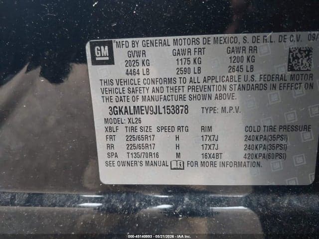 2018 GMC TERRAIN SLE 9