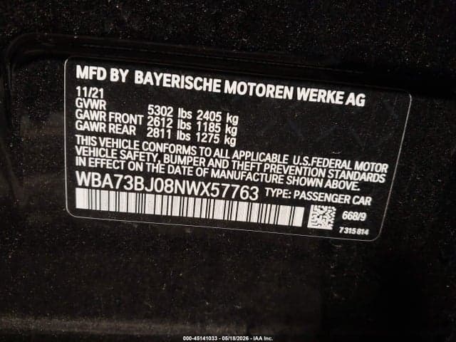 2022 BMW 540 I XDRIVE 9
