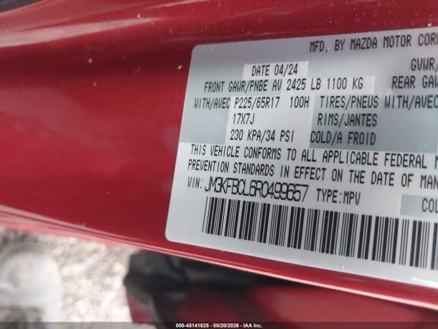 2024 MAZDA CX-5 2.5 S PREFERRED 9