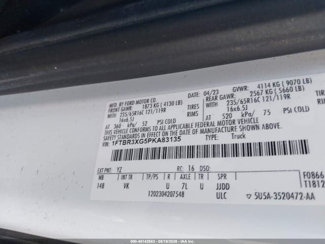 2023 FORD TRANSIT-250 CARGO VAN 9
