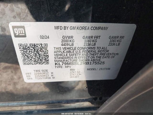 2024 CHEVROLET TRAILBLAZER AWD ACTIV 9