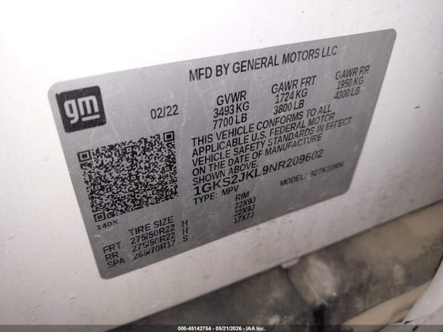 2022 GMC YUKON XL 4WD DENALI 9