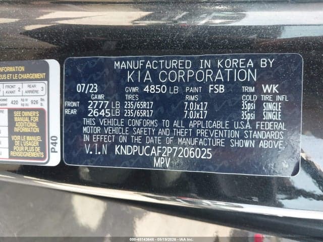 2023 KIA SPORTAGE LX 9