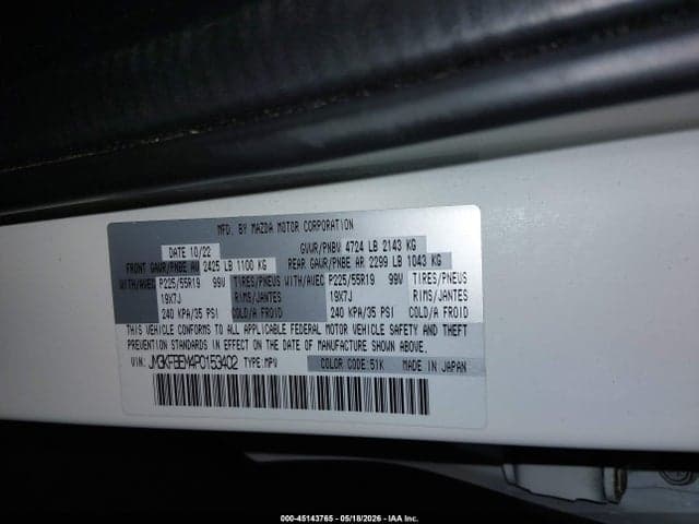 2023 MAZDA CX-5 2.5 S PREMIUM PLUS 9