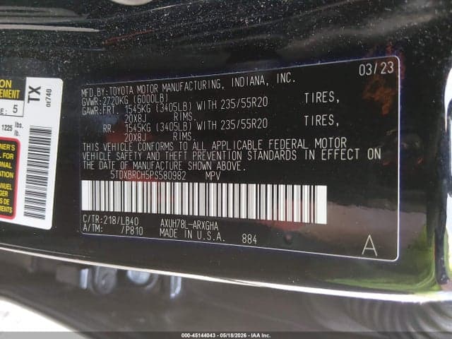 2023 TOYOTA HIGHLANDER HYBRID LIMITED 9