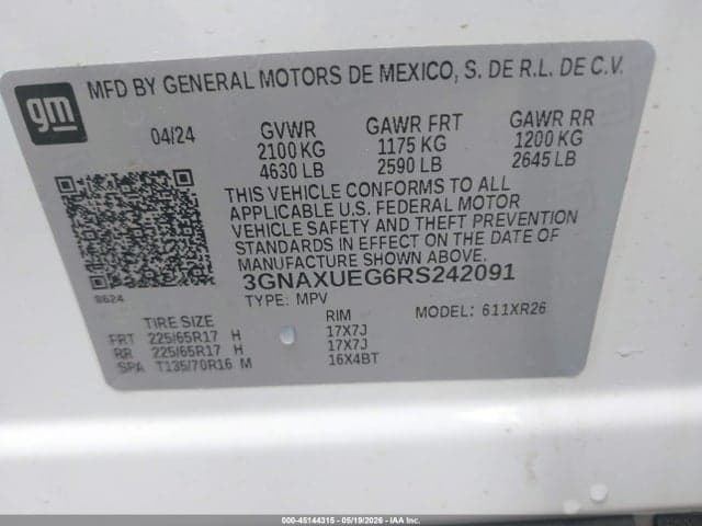 2024 CHEVROLET EQUINOX AWD LT 9
