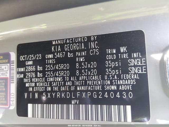 2023 KIA SORENTO X-LINE SX PRESTIGE 9