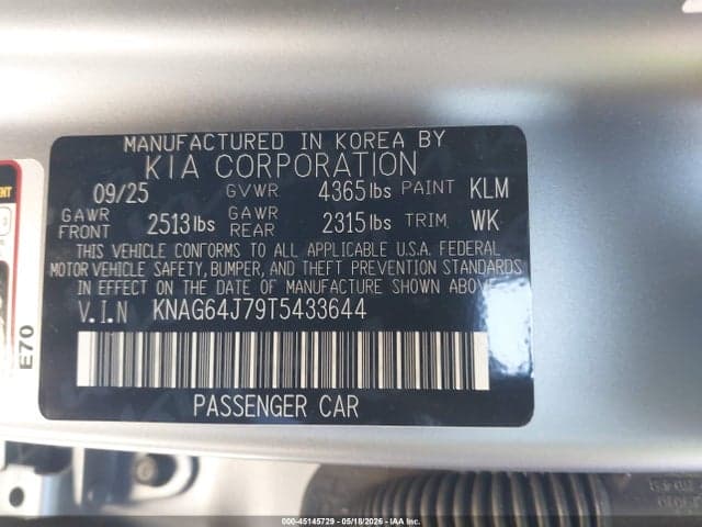 2026 KIA K5 GT-LINE FWD 9
