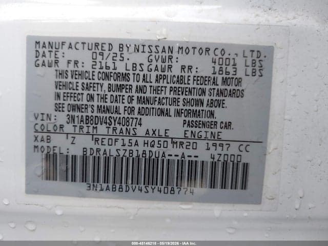 2025 NISSAN SENTRA SR 9