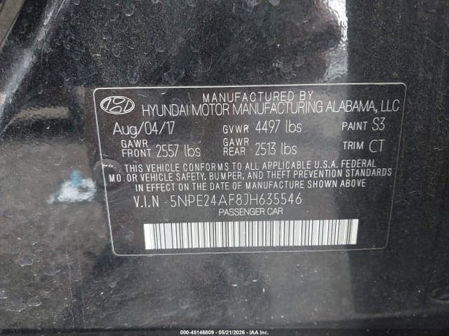 2018 HYUNDAI SONATA SE 9