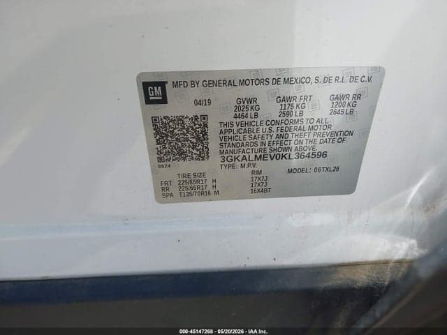 2019 GMC TERRAIN SLE 9