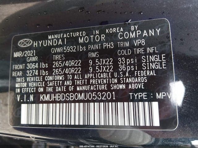 2021 GENESIS GV80 2.5T 9