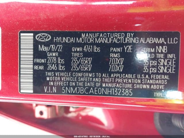 2022 HYUNDAI TUCSON SEL 9