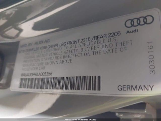 2020 AUDI A3 PREMIUM 40 TFSI FRONT-WHEEL DRIVE S TRONIC 9