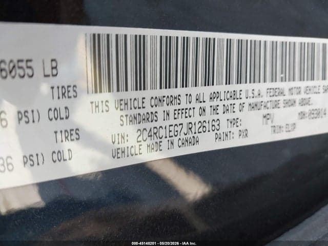 2018 CHRYSLER PACIFICA TOURING L PLUS 9