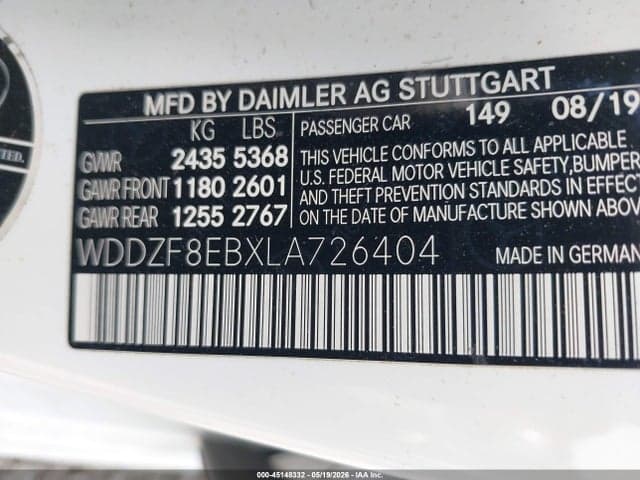 2020 MERCEDES-BENZ E 350 4MATIC 9