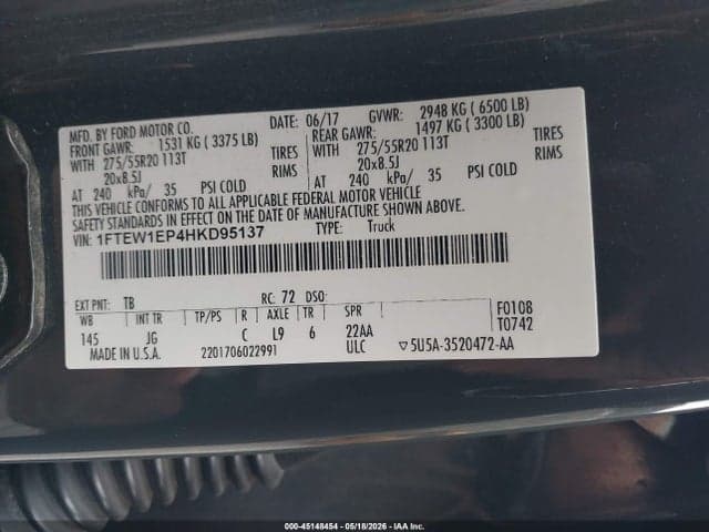 2017 FORD F-150 XL 9