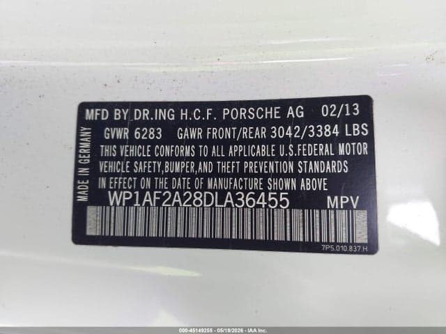 2013 PORSCHE CAYENNE DIESEL 9