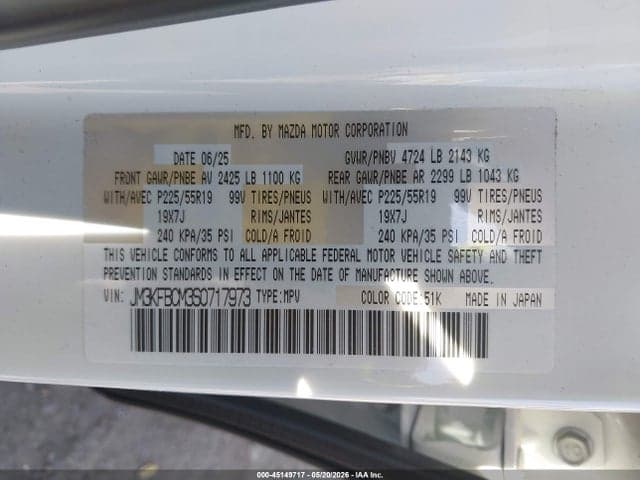 2025 MAZDA CX-5 2.5 S CARBON EDITION 9