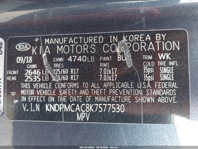 2019 KIA SPORTAGE LX 9