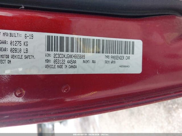 2019 DODGE CHARGER SXT AWD 9