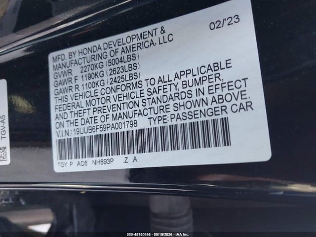 2023 ACURA TLX A-SPEC PACKAGE 9