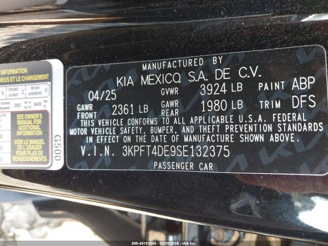 2025 KIA K4 LXS 9