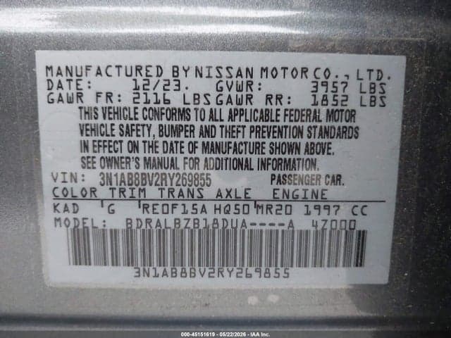 2024 NISSAN SENTRA S XTRONIC CVT 9