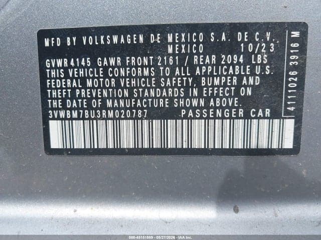 2024 VOLKSWAGEN JETTA 1.5T SPORT 9