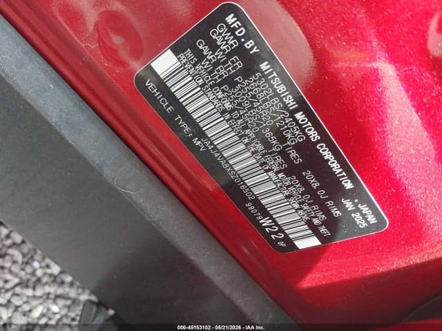 2025 MITSUBISHI OUTLANDER SE 2.5 S-AWC 9
