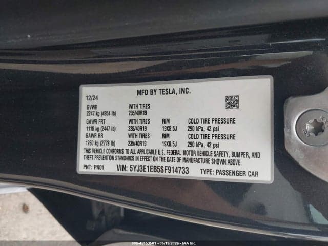 2025 TESLA MODEL 3 LONG RANGE ALL-WHEEL DRIVE 9