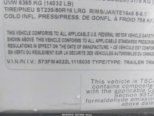 2020 GRAND DESIGN MOMENTUM 351M TOYHAULER 5TH WHL TRAVEL TRAILER 9