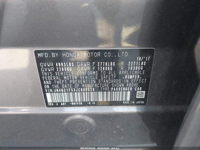 2018 ACURA RLX 9