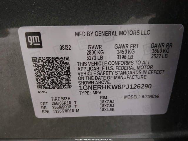 2023 CHEVROLET TRAVERSE FWD LT LEATHER 9
