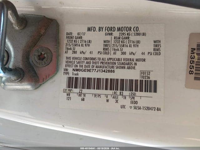 2018 FORD TRANSIT CONNECT XL 9