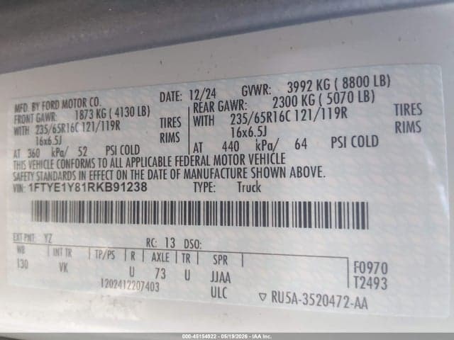 2024 FORD TRANSIT-150 9