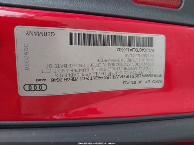 2018 AUDI S5 3.0T PREMIUM PLUS 9