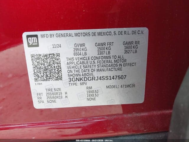 2025 CHEVROLET BLAZER EV LT AWD 9