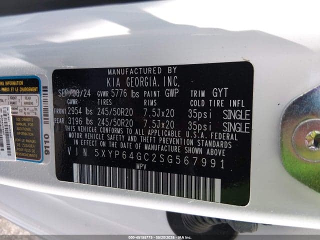 2025 KIA TELLURIDE S 9