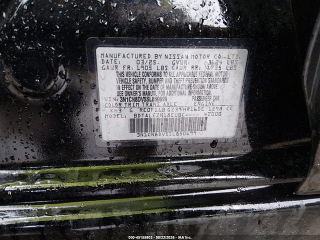 2025 NISSAN VERSA 1.6 S 9