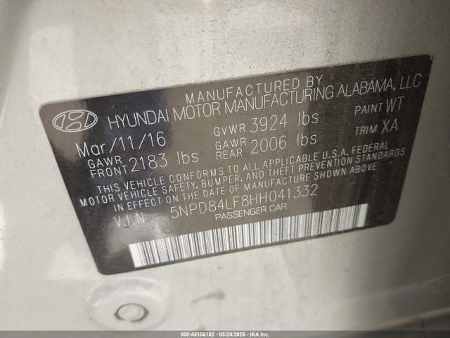 2017 HYUNDAI ELANTRA SE/VALUE/LIMITED 9