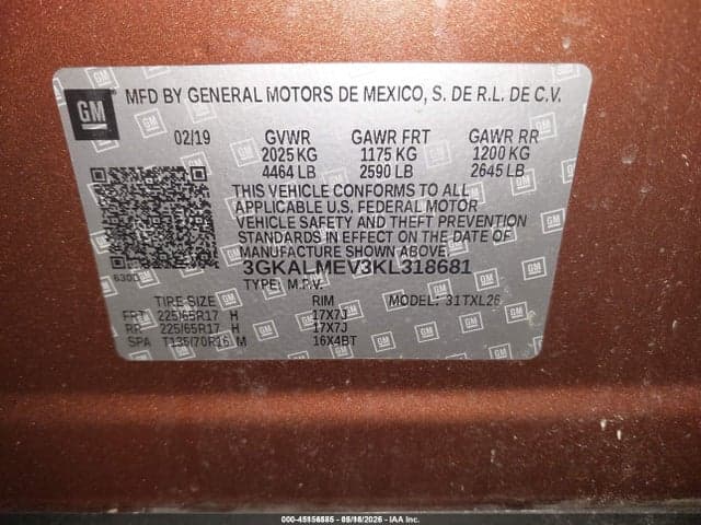 2019 GMC TERRAIN SLE 9