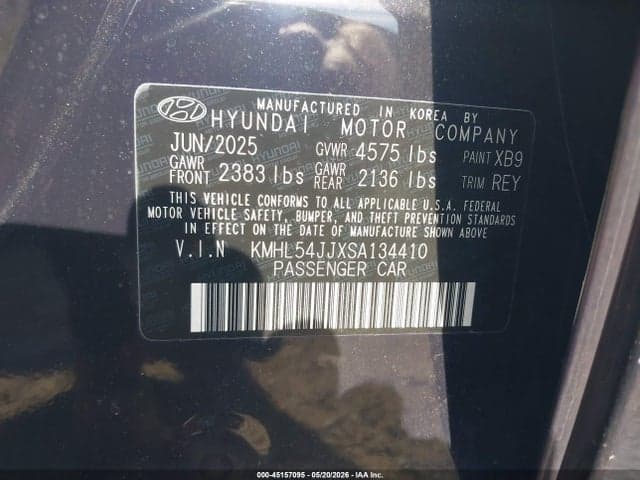 2025 HYUNDAI SONATA HYBRID LIMITED 9