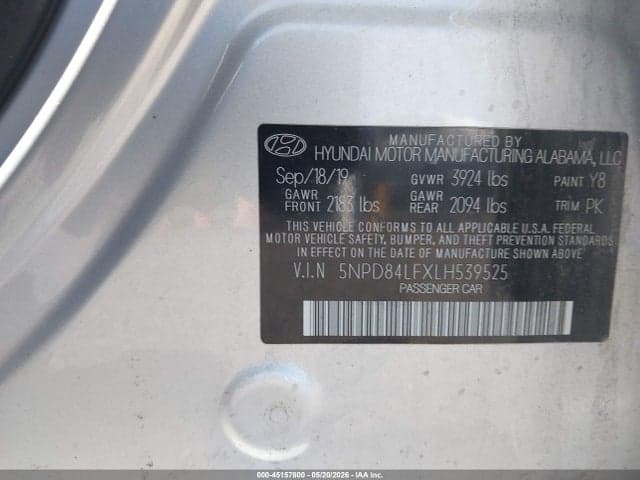 2020 HYUNDAI ELANTRA SEL 9